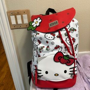 New with tags Hello Kitty large strawberry bag